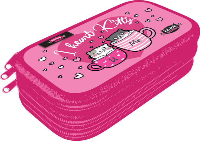 Penar Lizzy Card KitTok Heart Kitty - Cu 3 fermoare
