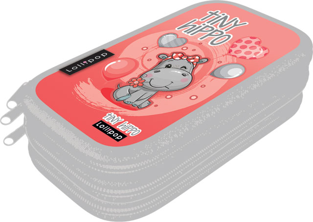 Penar Lizzy Card Lollipop Thiny Hippo - Cu 3 fermoare