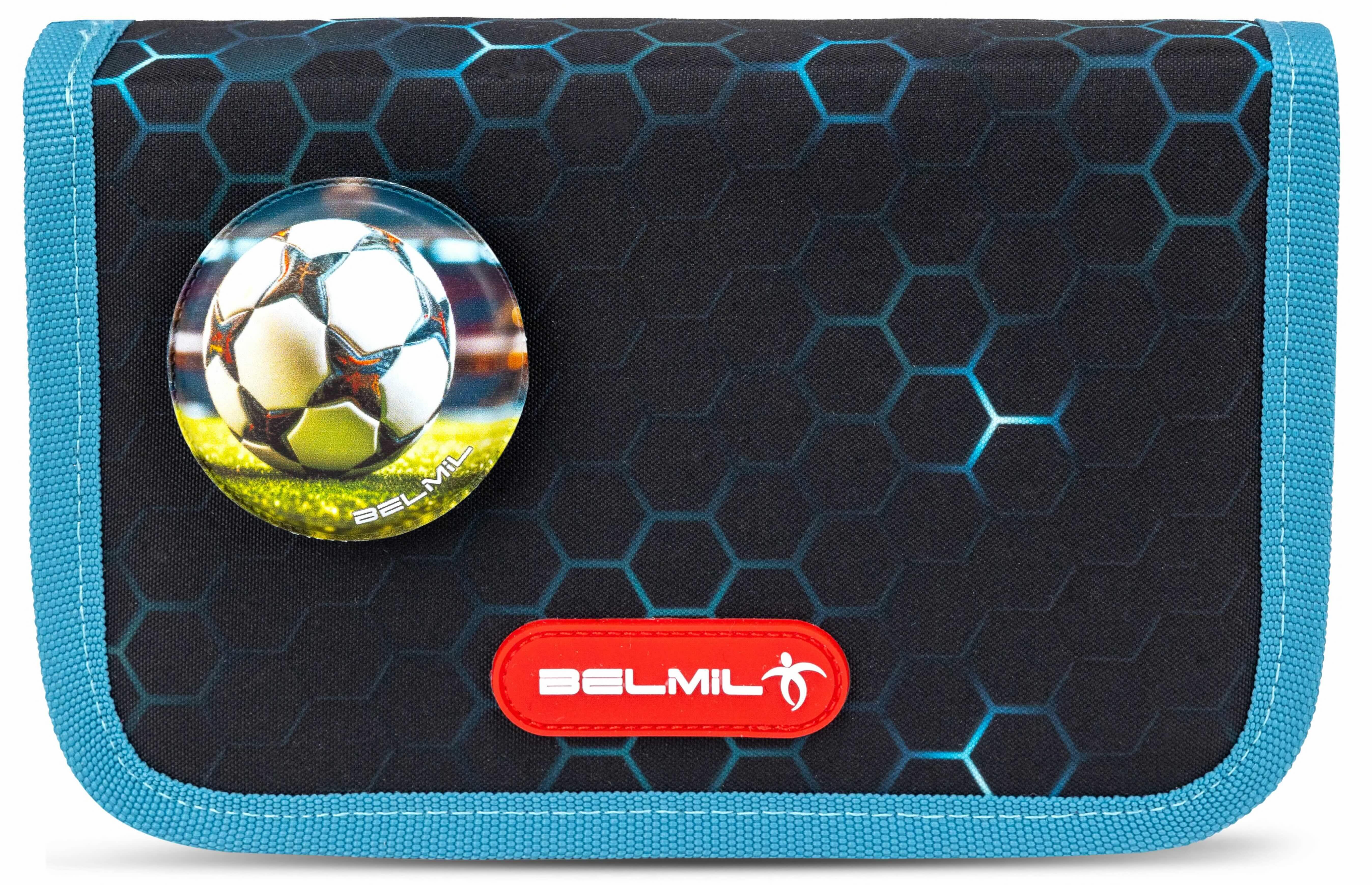 Penar cu ecuson Belmil - Kick the Ball, cu 1 fermoar si pliu dublu