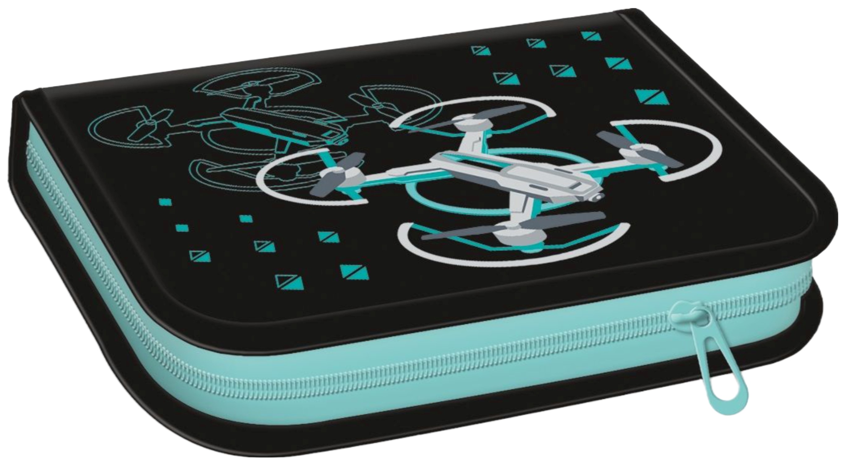 Penar școlar echipat Ars Una Drone Racer - Cu 1 fermoar