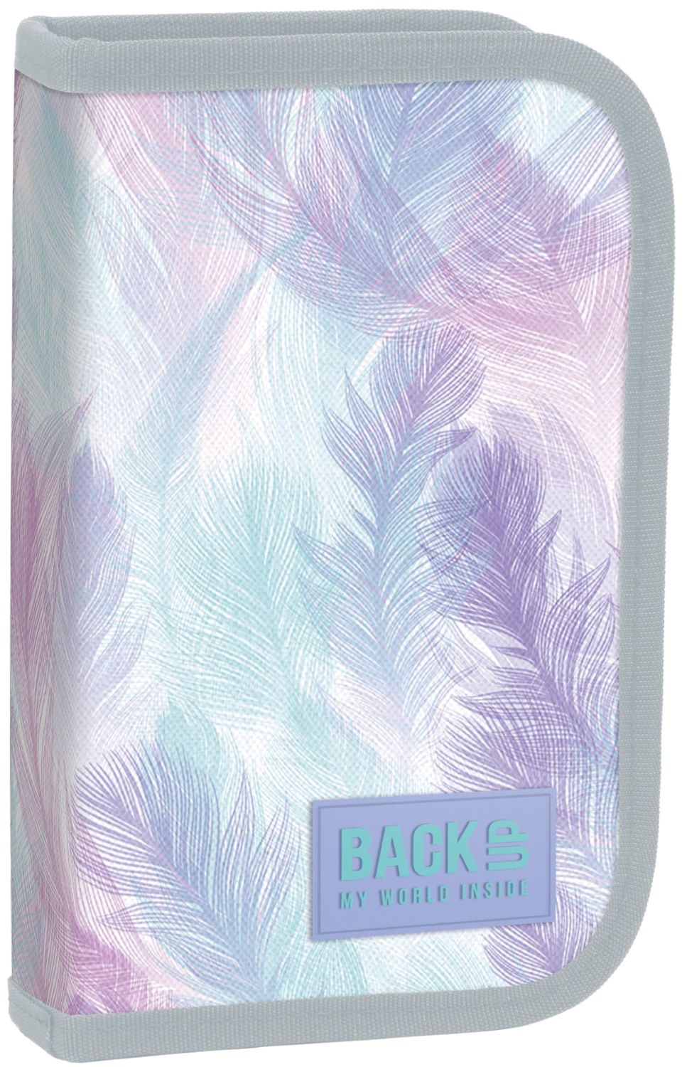 Penar școlar cu rechizite BackUp SW - Feather Light, 1 fermoar