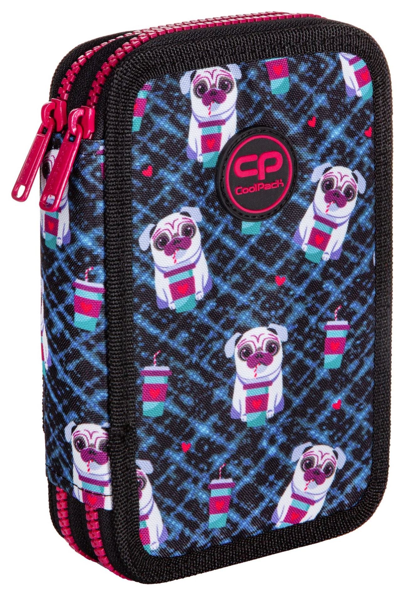 Penar școlar echipat Cool Pack Jumper 2 - Cute Puppies, cu 2 compartimente