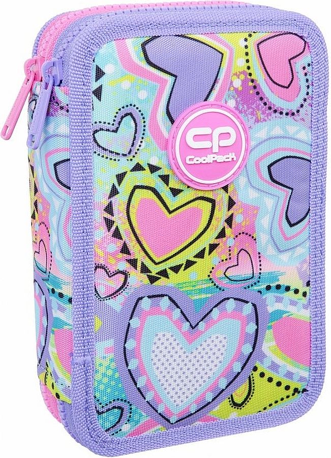 Penar școlar echipat Cool Pack Jumper 2 - Pastel Hearts