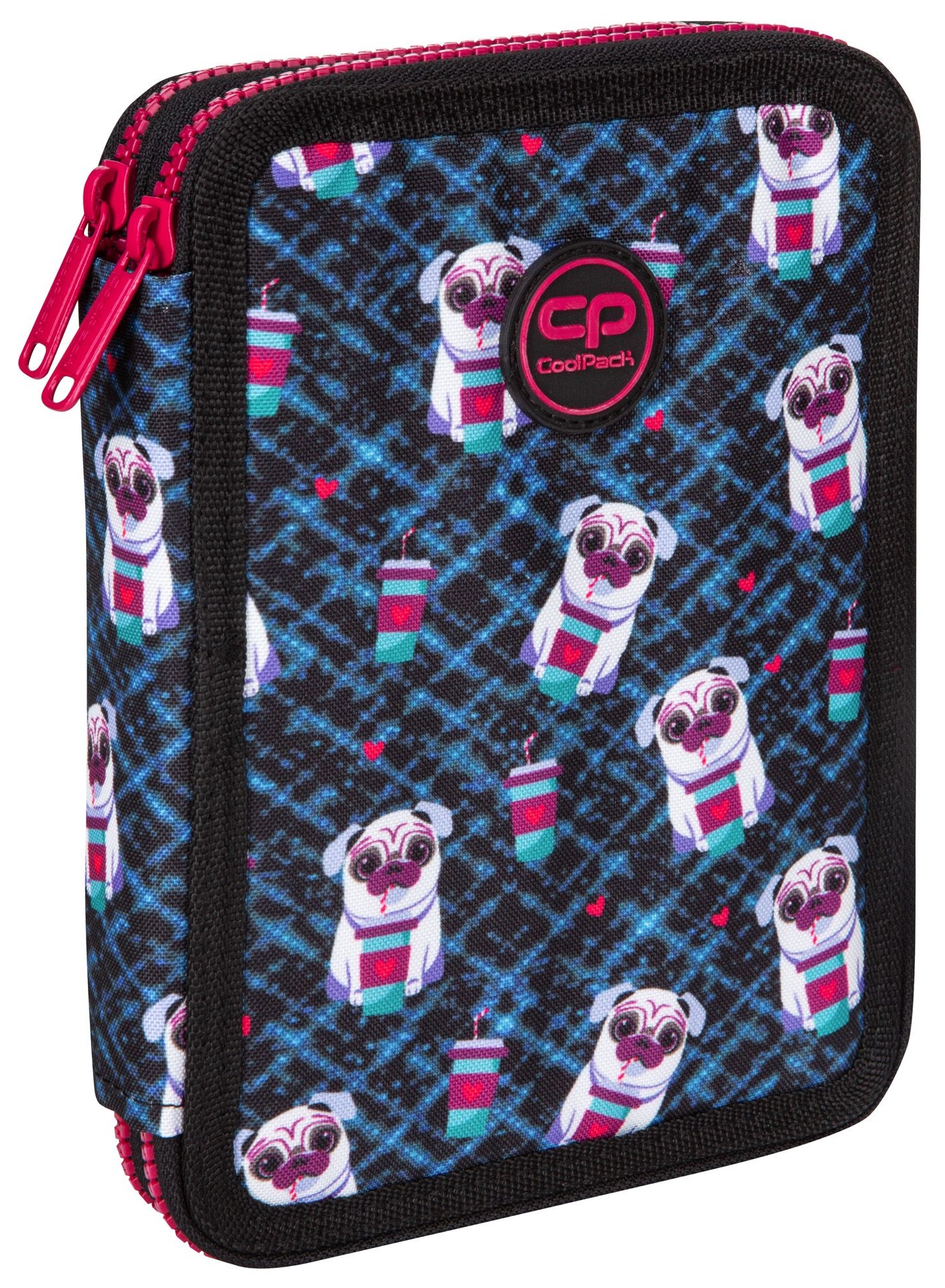 Penar școlar echipat Cool Pack Jumper - Dogs to go, cu 2 compartimente