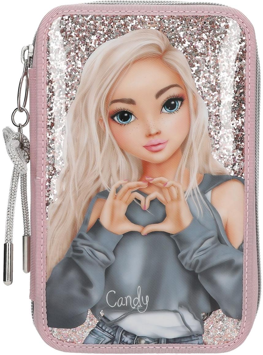 Penar cu rechizite Depesche TopModel My BFF - 2 fermoare