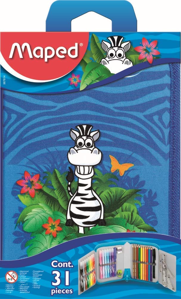 Penar echipat Maped Tatoo - Jungle, 1 fermoar