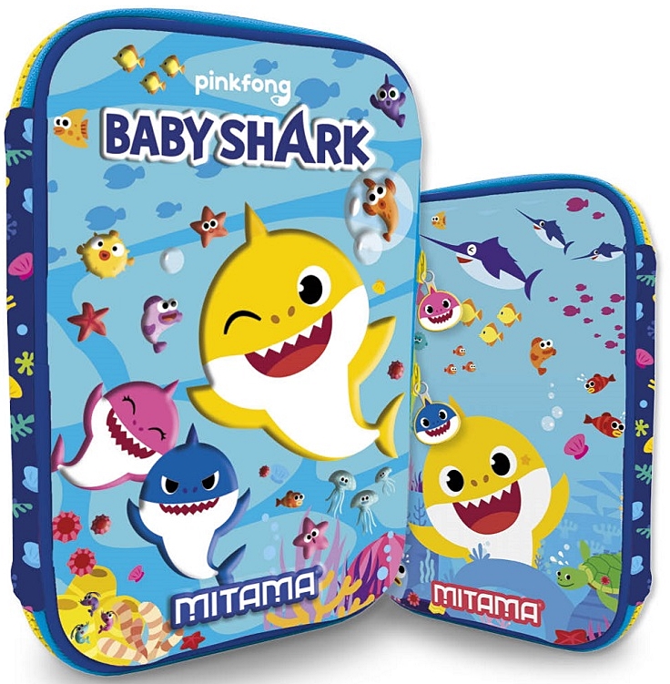 Penar școlar echipat Mitama Baby Shark - Cu efect 3D, asortiment