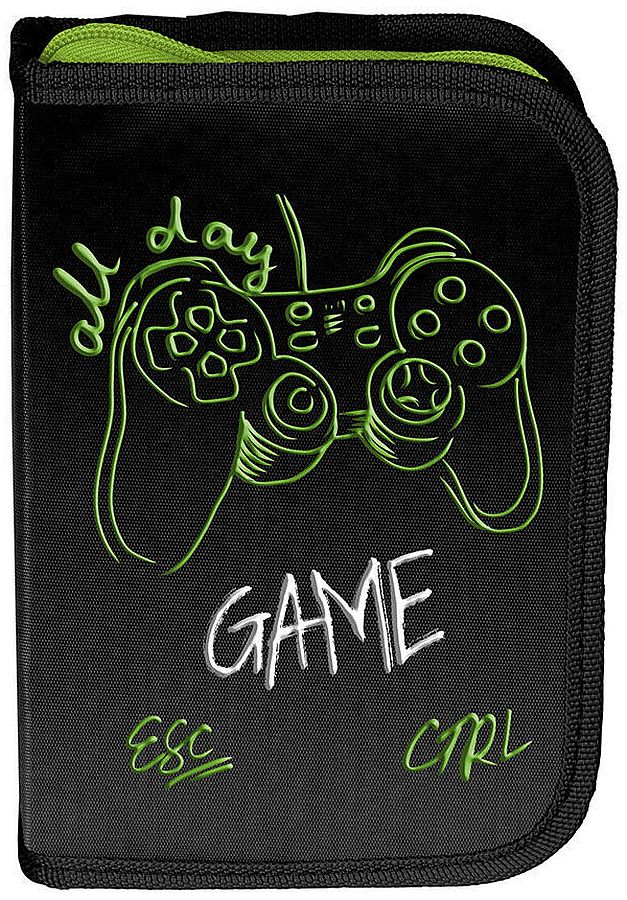 Penar școlar echipat Paso Game - All Day, 1 fermoar