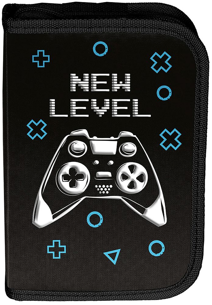 Penar cu rechizite Paso New Level - 1 fermoar