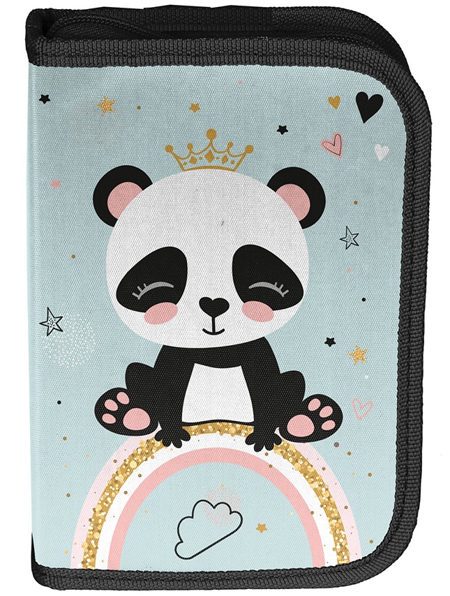 Penar echipat Paso Panda - Rainbow, cu 1 fermoar