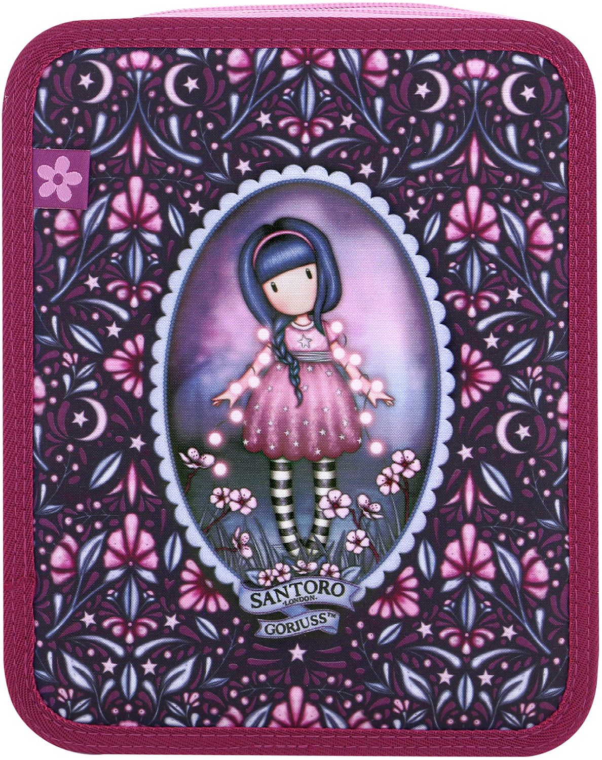 Penar cu rechizite Santoro Gorjuss In The Forest - Fairy Dusk, 2 fermoare
