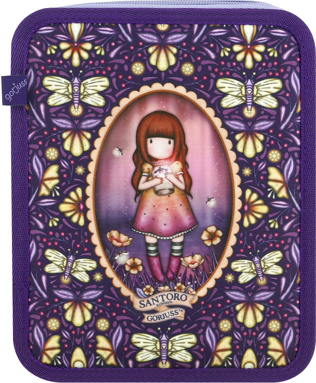 Penar cu rechizite Santoro Gorjuss In The Forest - Firefly Dawn, 2 fermoare