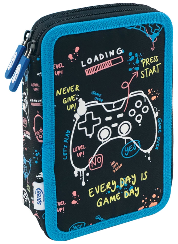 Neceser cu accesorii Spree - Games, 2 fermoare