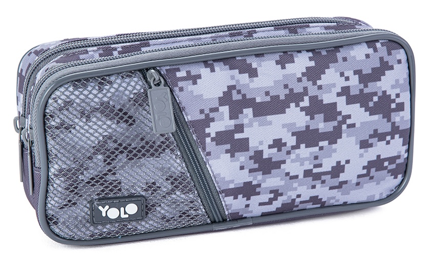 Penar Yolo - Gray camoflauge, cu 2 fermoare