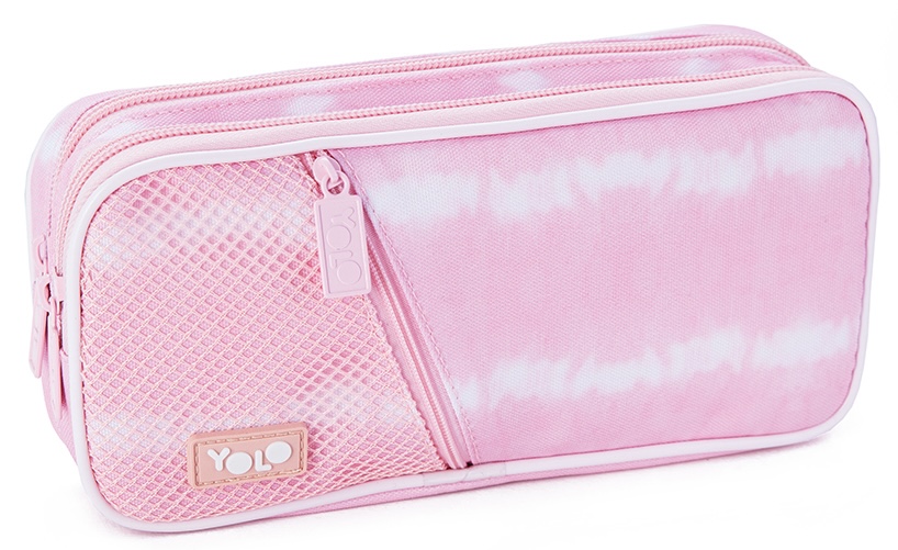 Penar  Yolo - Tie dye pink, cu 2 fermoare