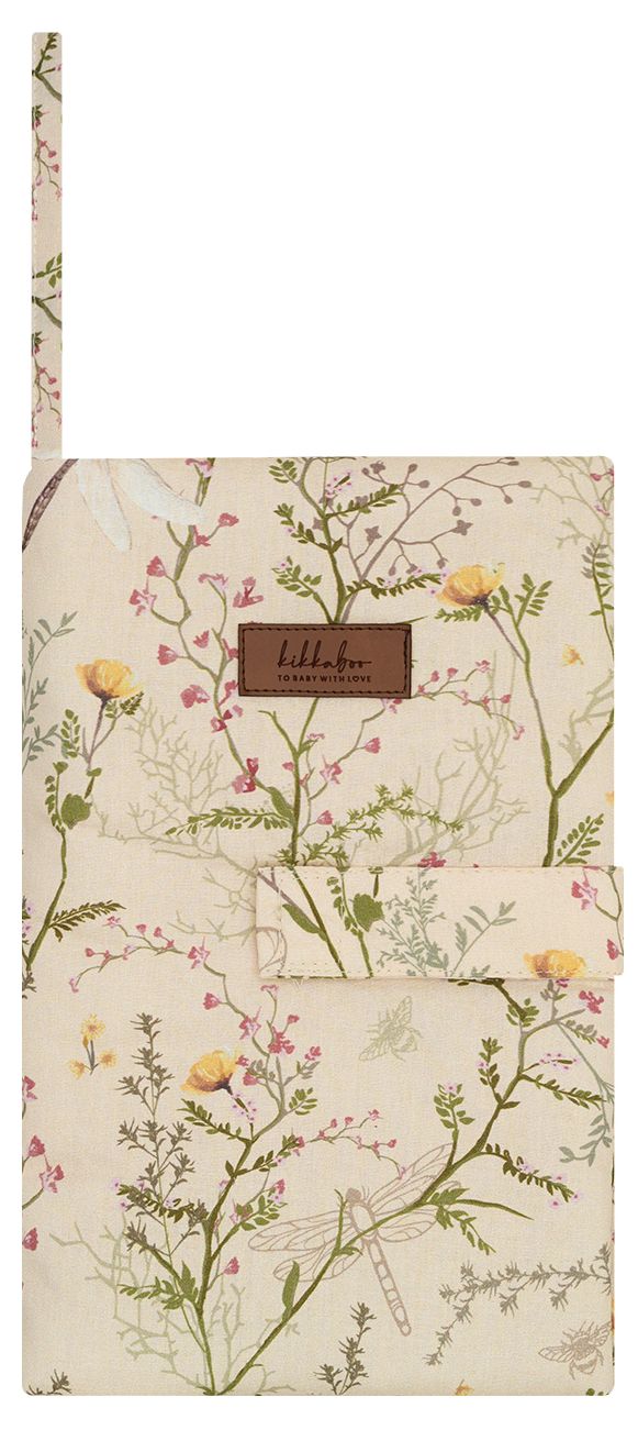 Geantă pentru scutece  KikkaBoo Secret Garden - Beige