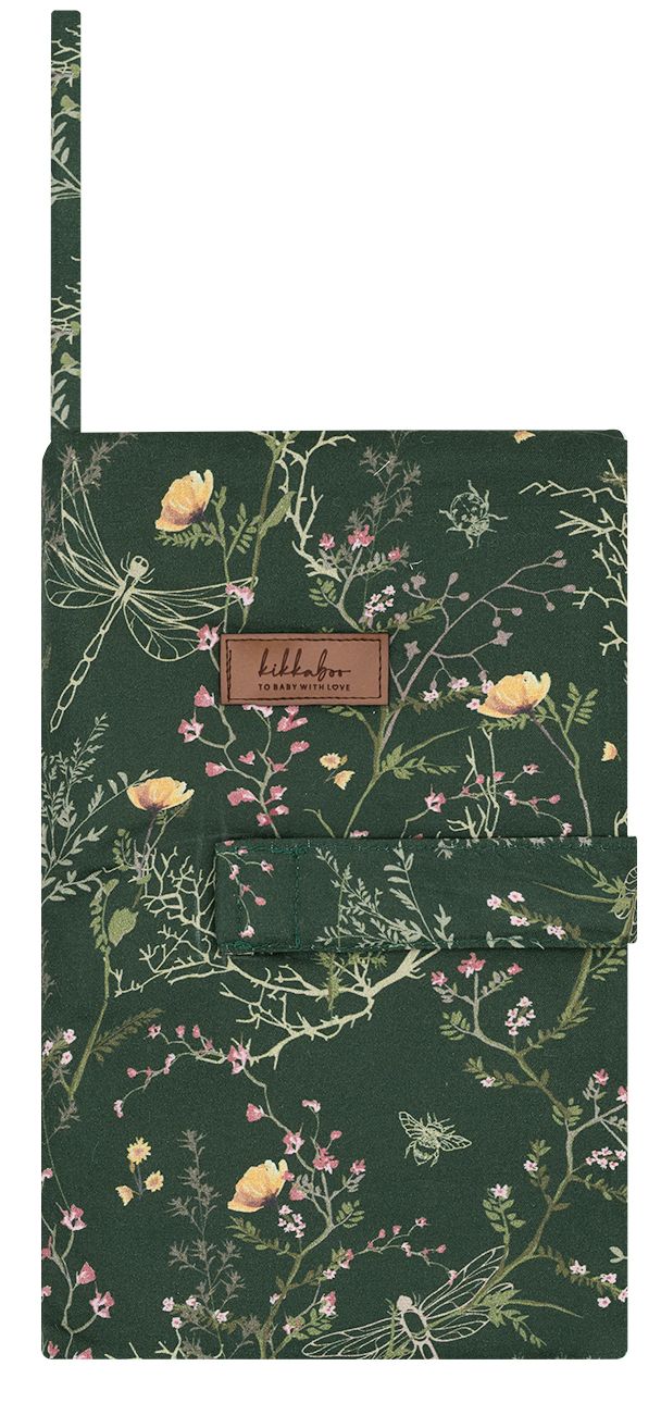 Geantă pentru scutece  KikkaBoo Secret Garden - Green