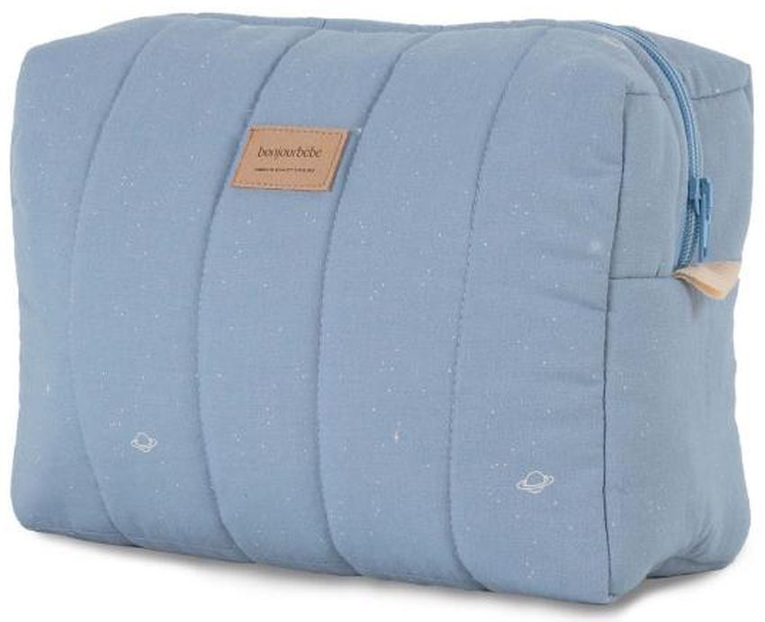 Geantă pentru accesorii Bonjourbebebe - Rocket, Denim Blue