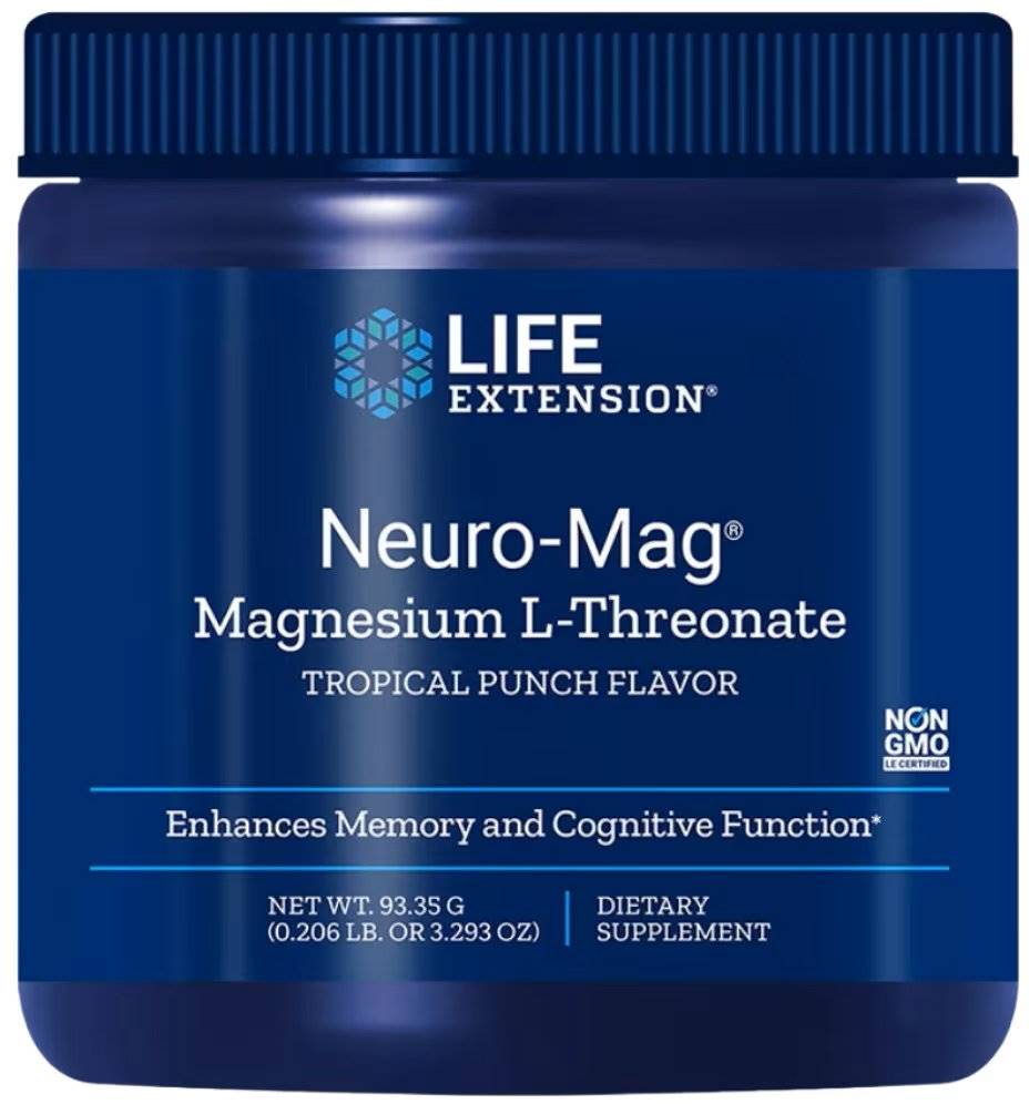 Neuro-Mag Magneziu L-Treonat, 93.35 g, Life Extension