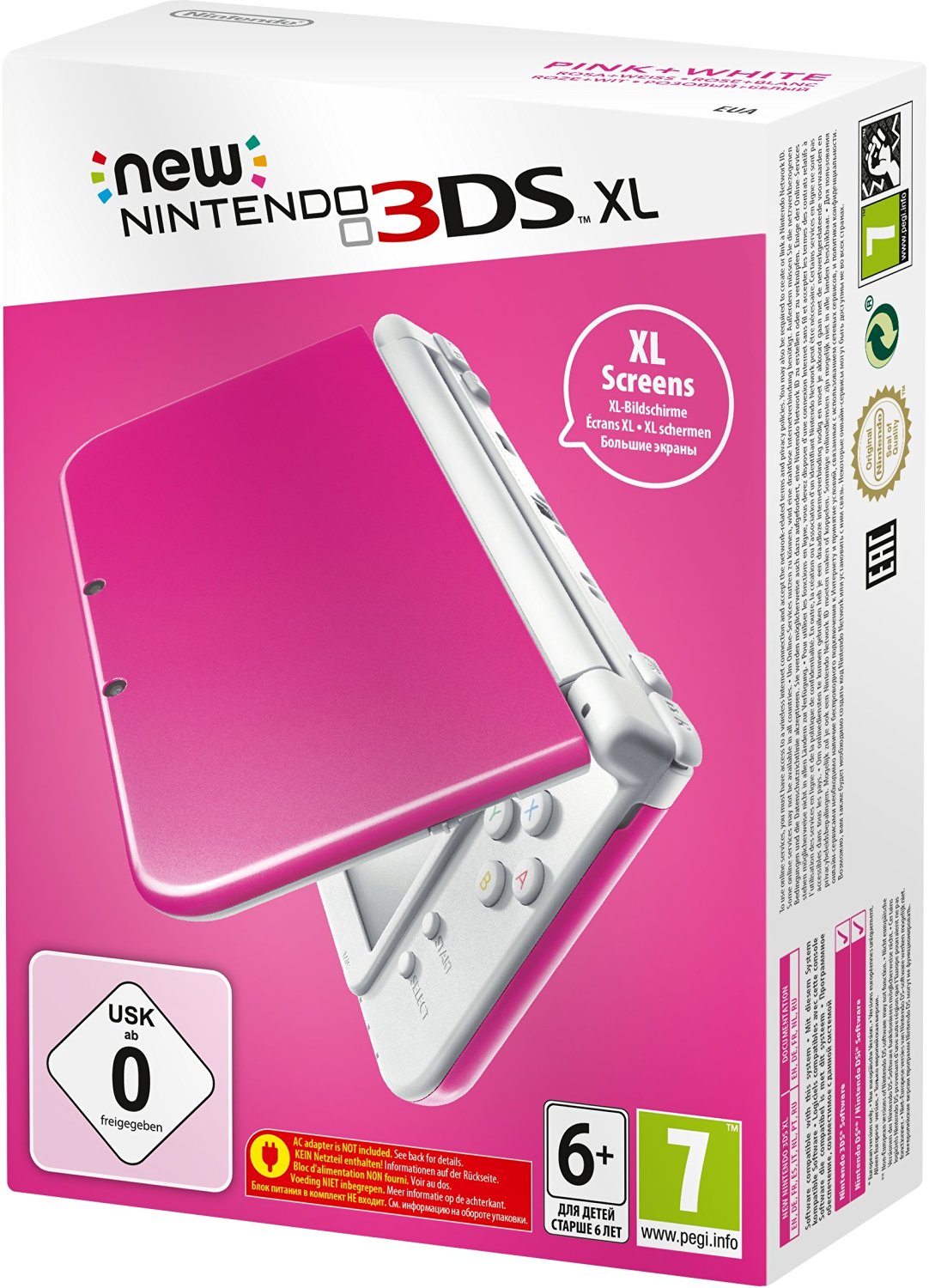 New Nintendo 3DS XL - Pink White | Ozone.ro