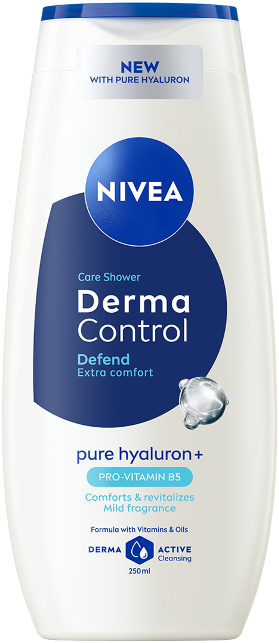 Nivea Derma Control Gel de duș Defend, 250 ml