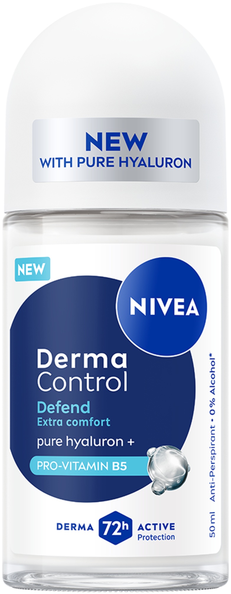 Nivea Derma Control Roll-on antiperspirant Defend, 50 ml