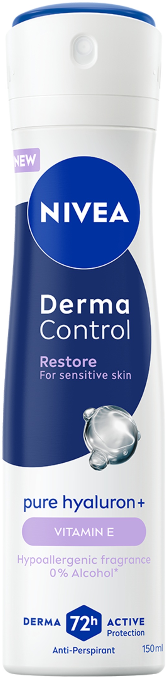 Nivea Derma Control Deodorant spray Restore, 150 ml