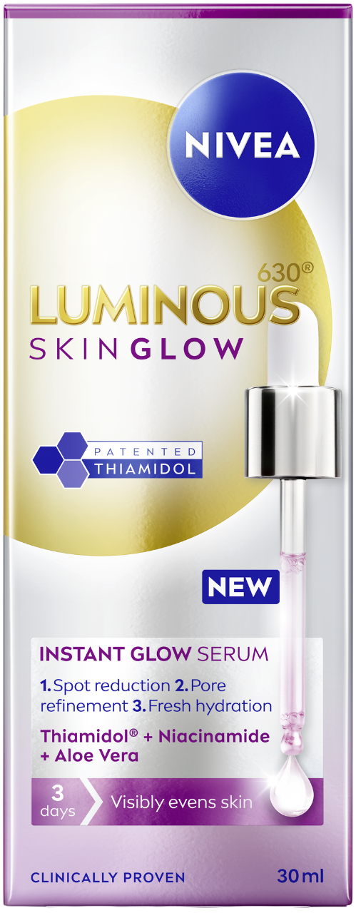 Nivea Luminous Skin Glow Ser pentru o piele radiantă, 30 ml