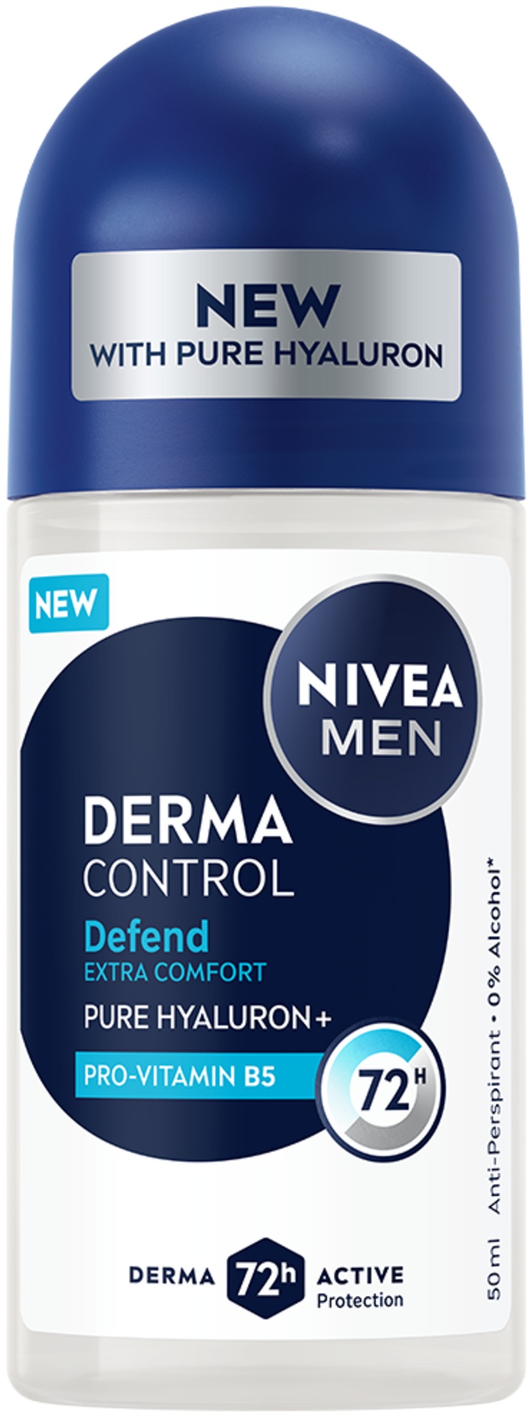 Nivea Men Derma Control Roll-on antiperspirant Defend, 50 ml