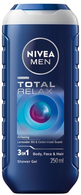 Nivea Men Gel de duș Total Relax, 250 ml
