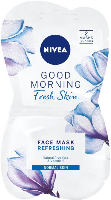 Nivea Mască facială hidratantă foaie, 2 х 7.5 ml
