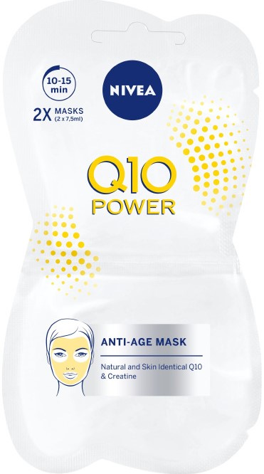 Nivea Q10 Mască facială folie, 15 ml