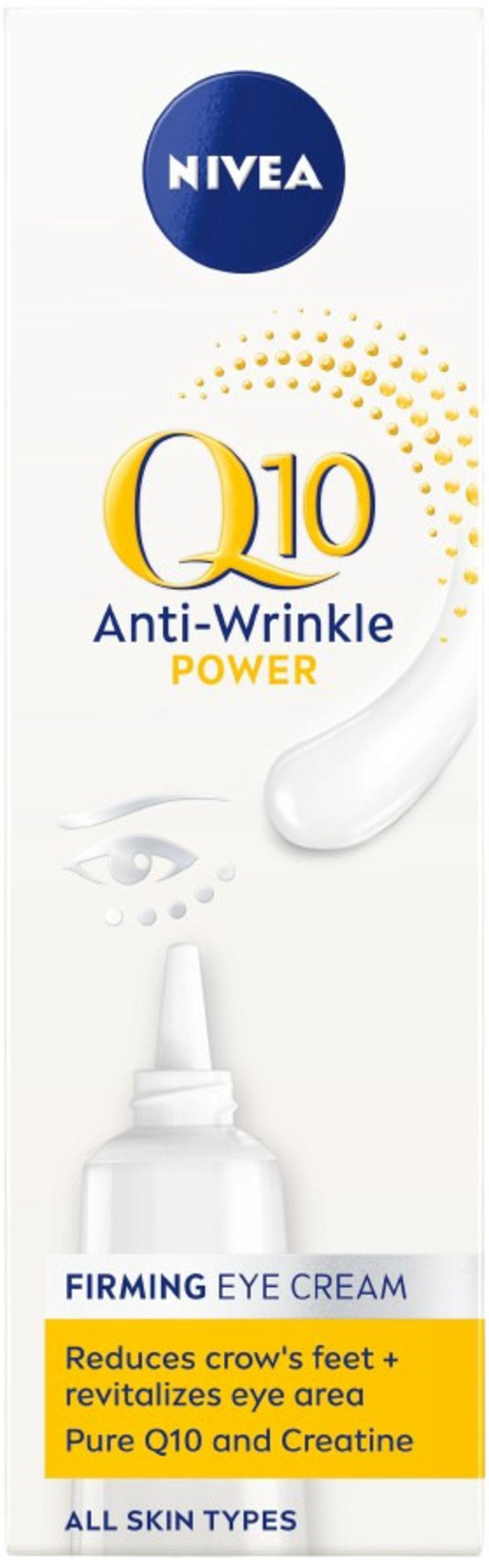 Nivea Q10 Power Cremă antirid pentru ochi, 15 ml
