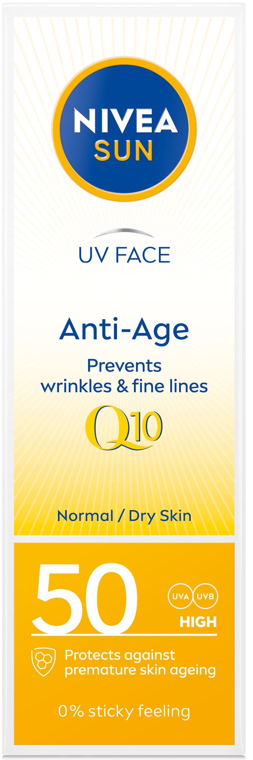 Nivea Sun Cremă de protecție solară pentru față, SPF50, 50 ml
