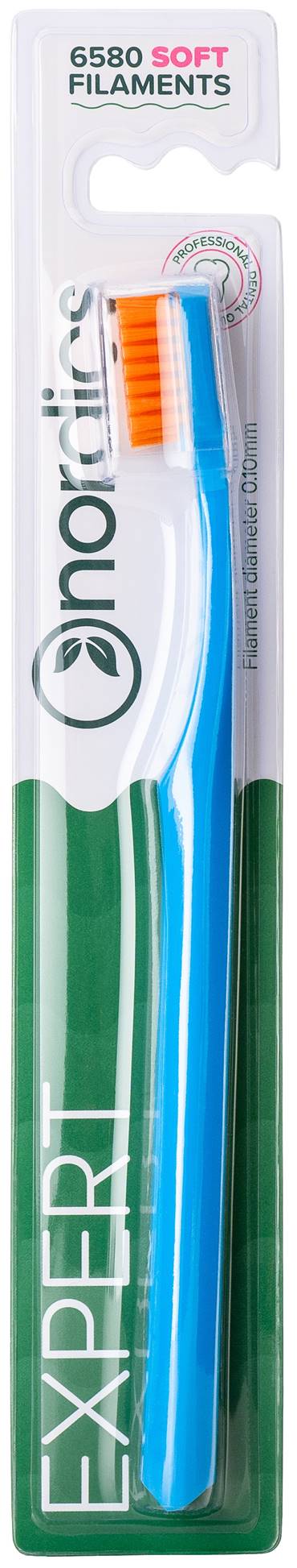 Periuta de dinti EXPERT CURVE 6580 filamente - moale - albastru, Nordics - imagine 5