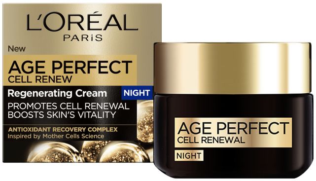 L'Oréal Age Perfect Cremă de față de noapte Cell Renewal, 50 ml