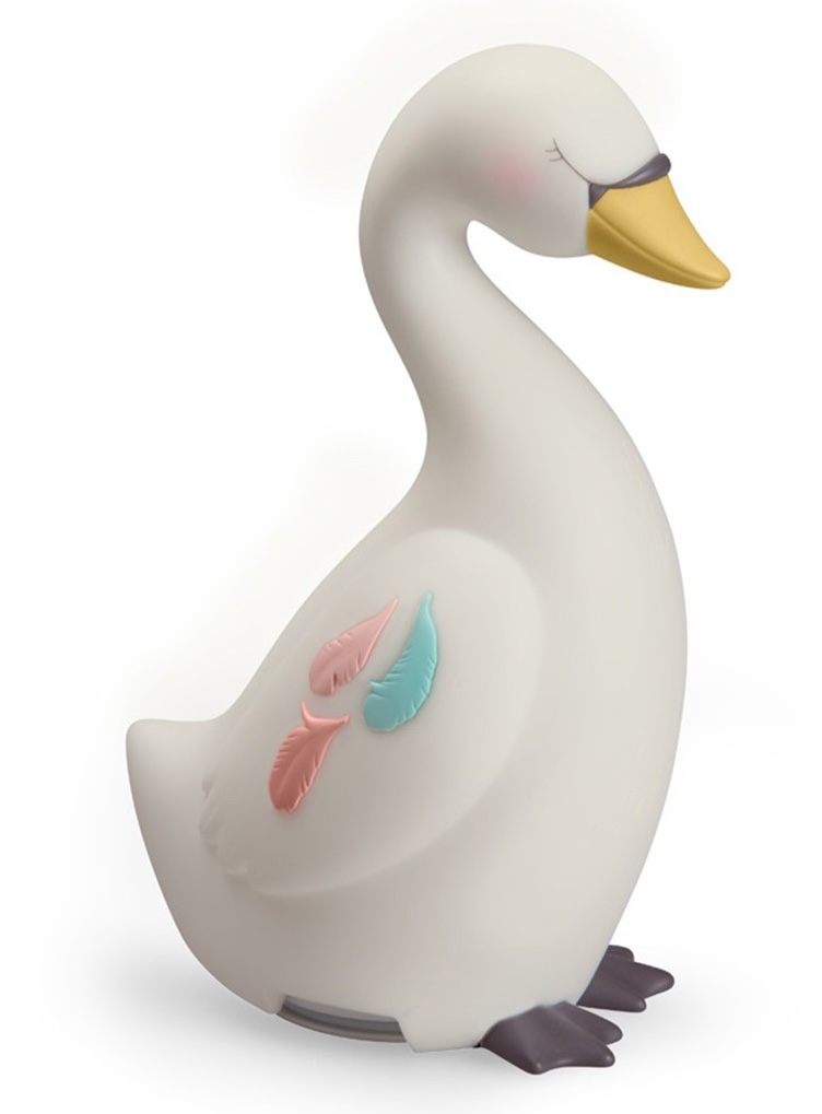 Lampă de noapte Moulin Roty - Lebădă mare, cu USB