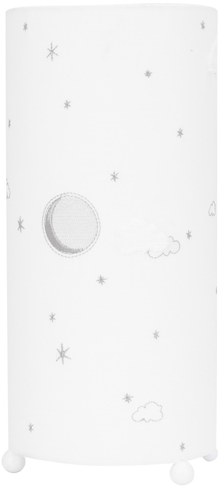 Lampă de noapte cu broderie KikkaBoo Dream Big - Beige, 29 x 13 cm