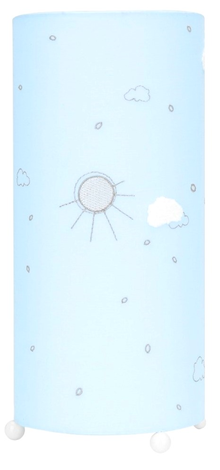Lampă de noapte cu broderie KikkaBoo Dream Big - Blue, 29 x 13 cm