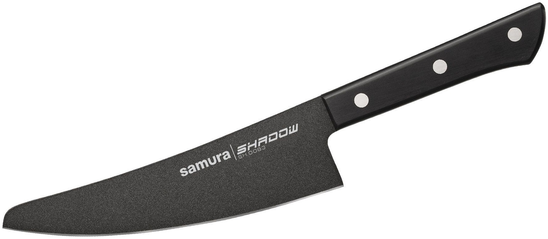Cuțitul șefului bucătarului Samura - Shadow, 16.6 cm, acoperire neaderentă neagră
