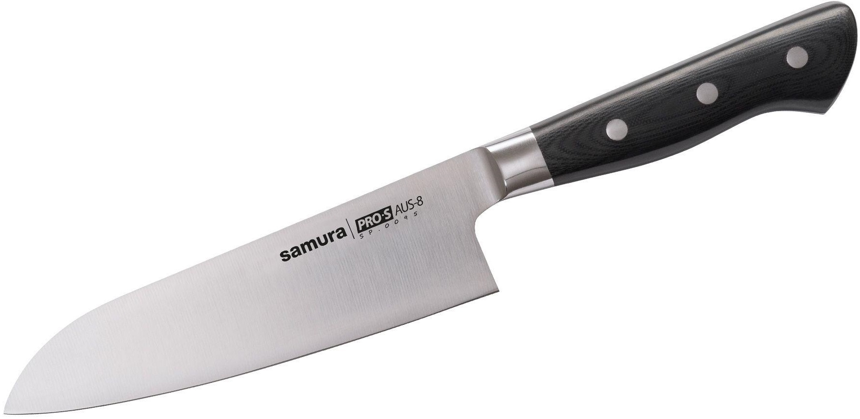 Cuțit Santoku Samura - PRO-S, 17,5 cm