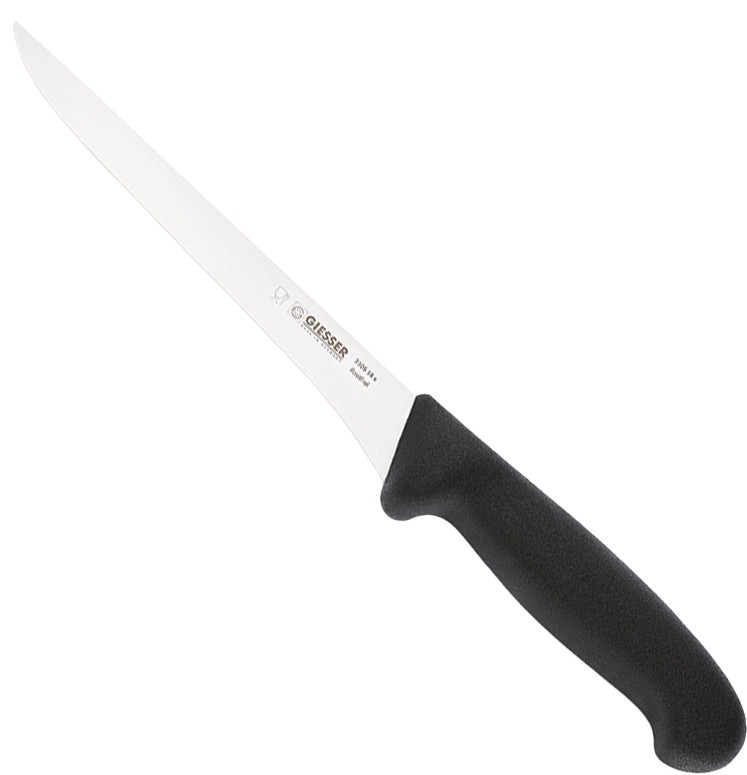 Cuțit de dezosat cu lamă dreaptă și tare  Giesser - 18 cm
