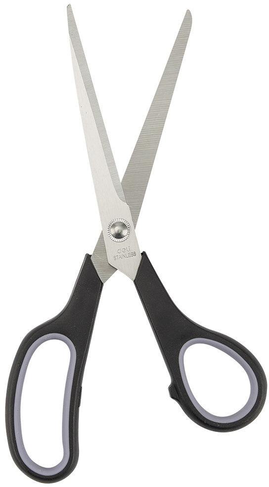 Foarfece Deli Classic - E38369, 23 cm, manere de prindere, sortiment