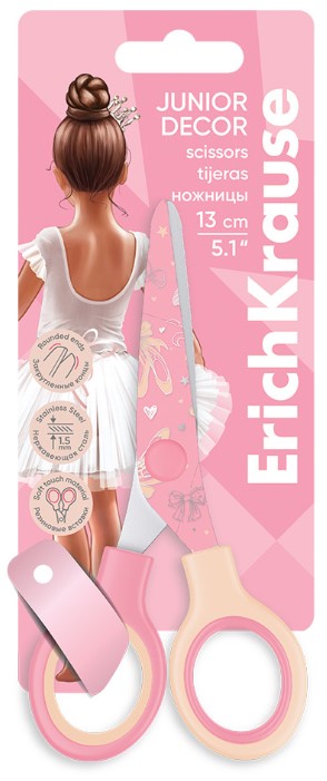 Foarfecă Erich Krause Junior Decor - Pointes, 13 cm