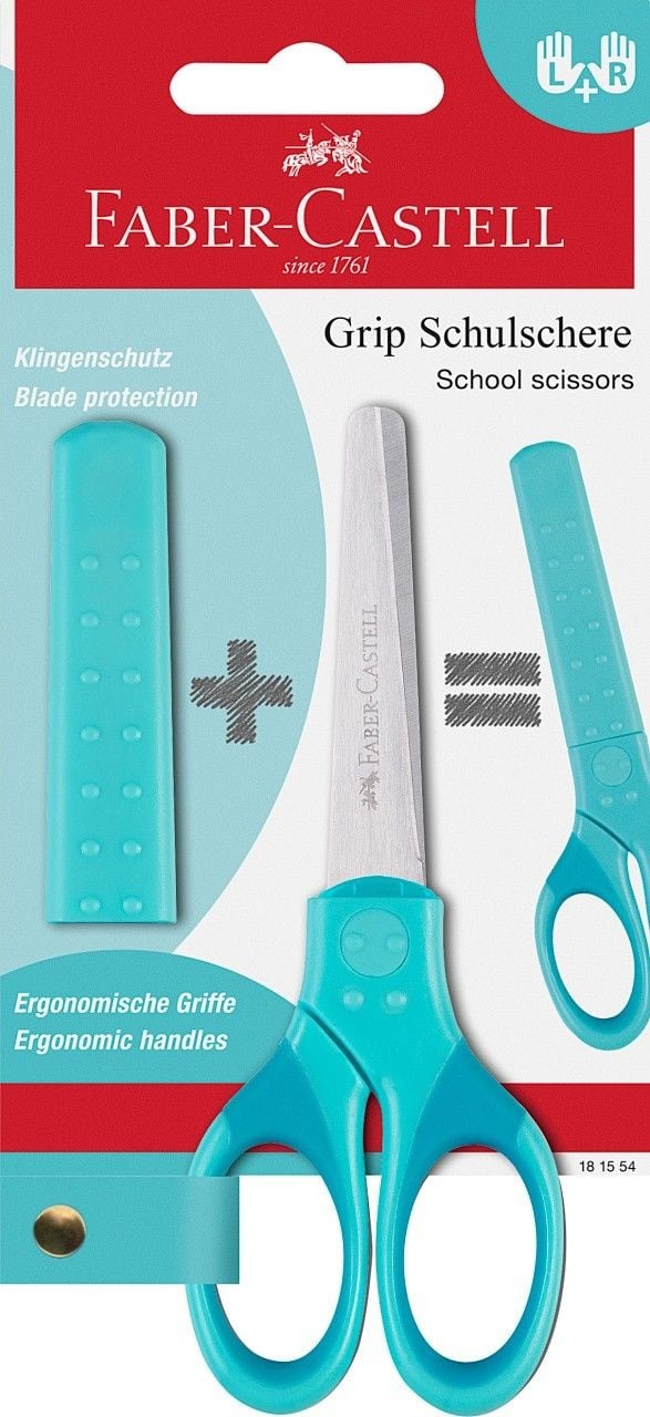 Faber-Castell Grip Scissors - Turcoaz