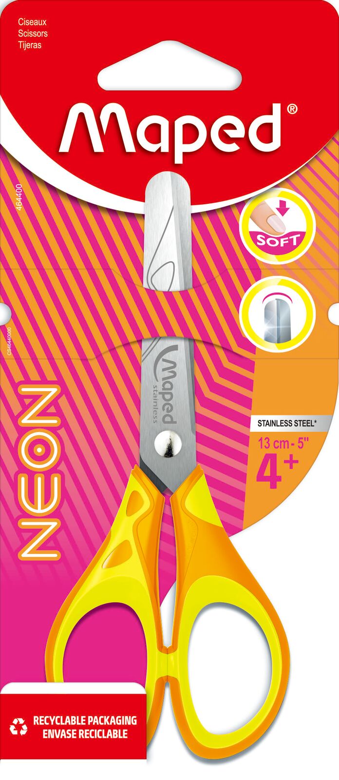 Foarfece Maped Essentials Pulse - Neon 13 cm, sortiment