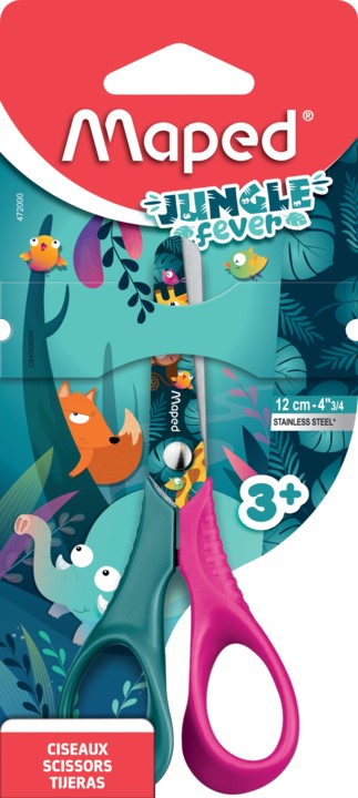 Foarfece Maped Jungle Fever - 12 cm, sortiment