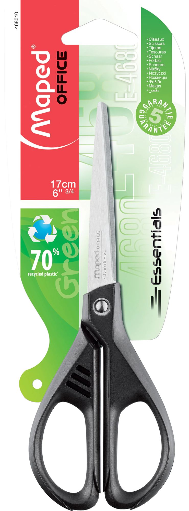 Foarfece Maped - Essentialis green, 21 cm