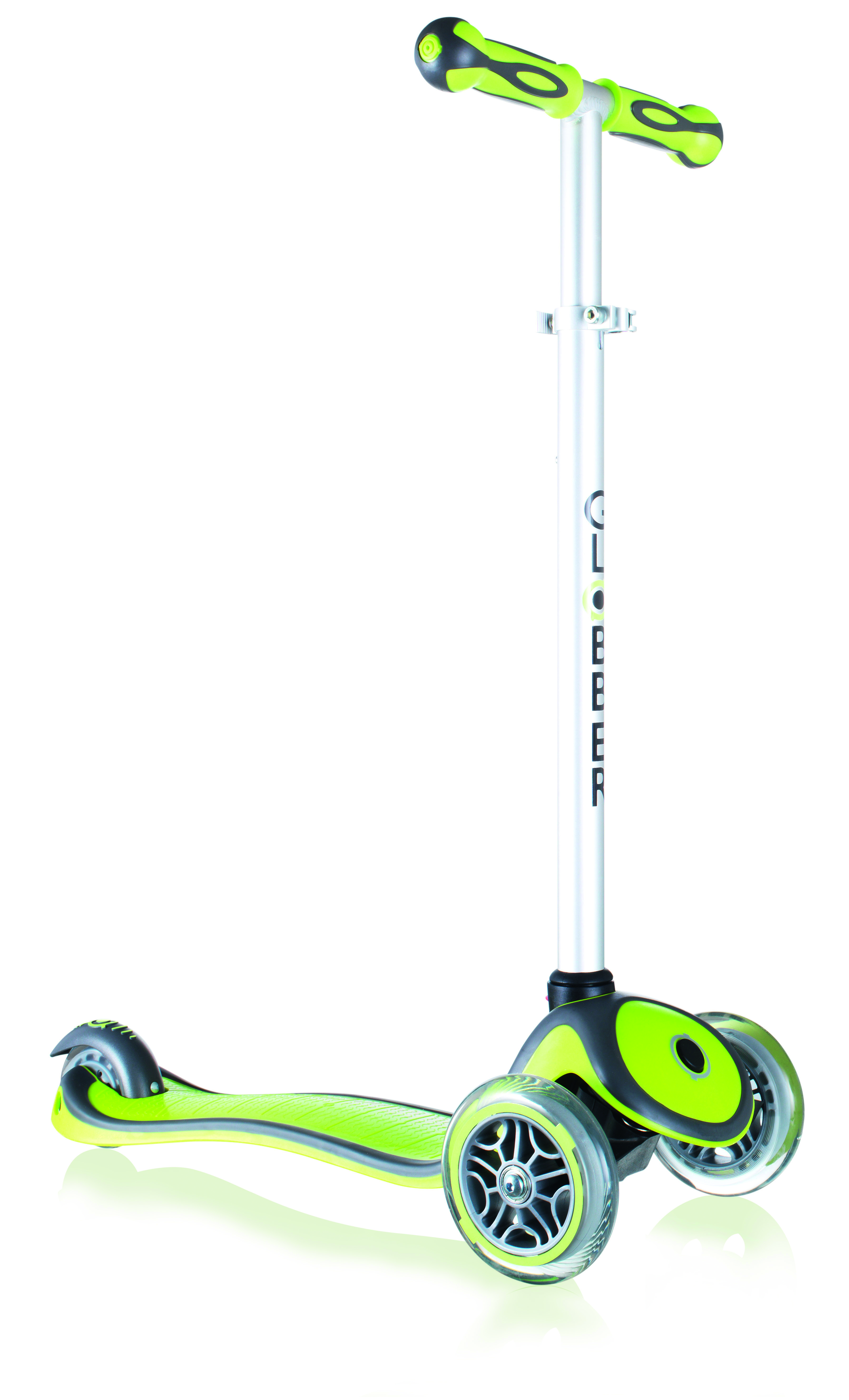 Trotinetă-tricicletă Globber My Free cu inaltime reglabila - Verde aprins
