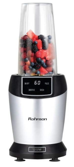Blender Nutri Rohnson -  R-599, 700 ml, 1200W, inox/negru